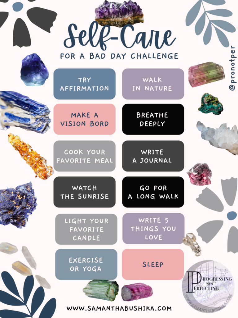 Self Care Challenge Worksheet Image