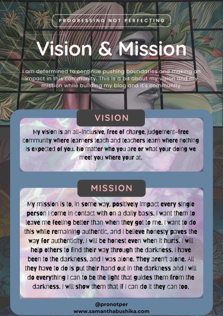 Mission & Vision statement