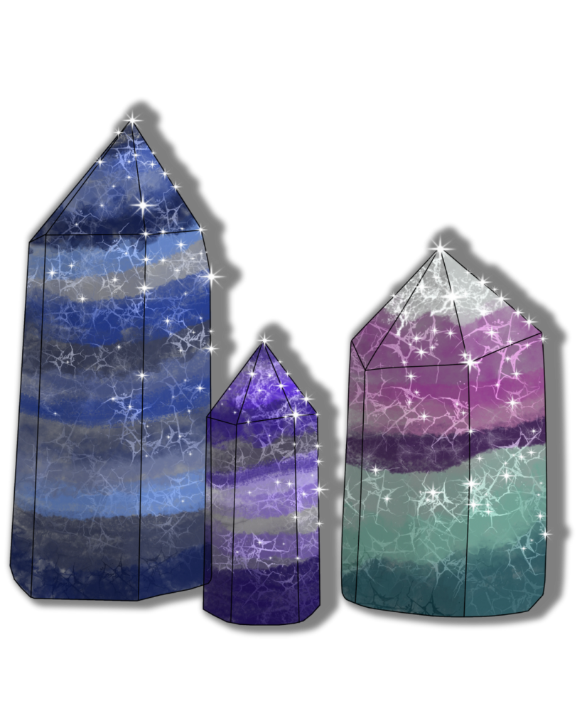 crystal tower/points