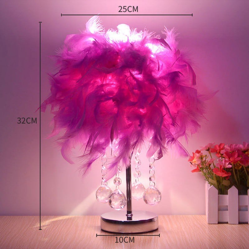 feather lamp