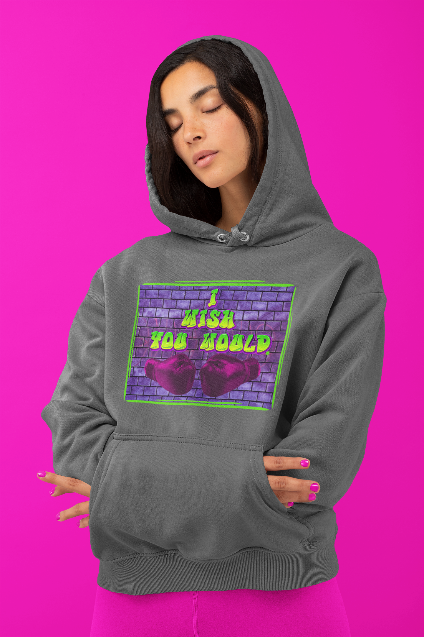 I Wish You Would Hoodie Mockup